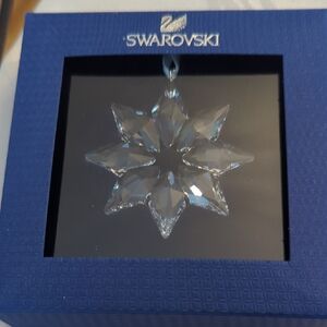Swarovski Clear Crystal Snowflake Ornament